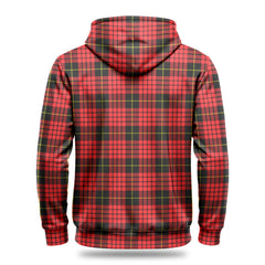 McQueen Modern Tartan Crest Hoodie