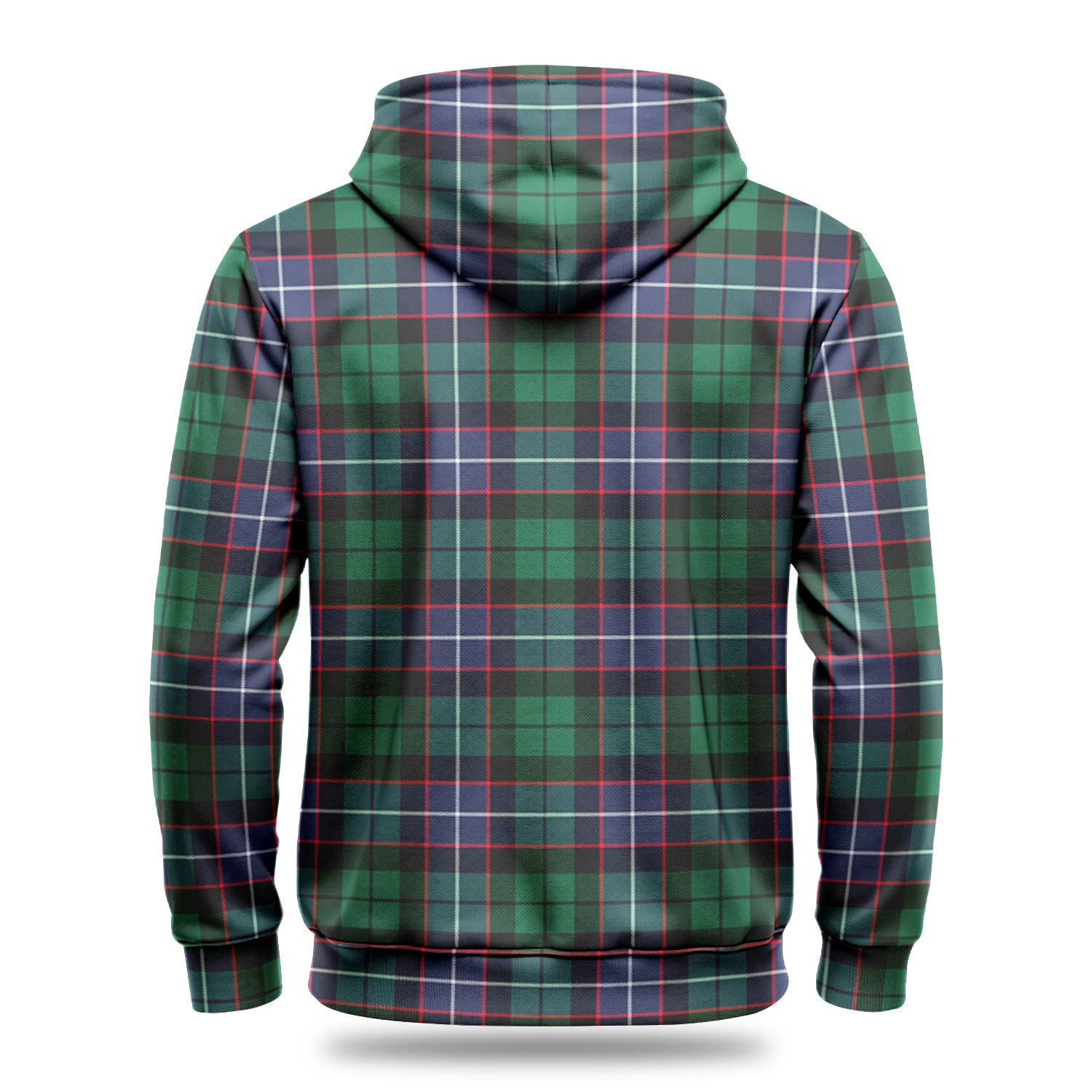 Mitchell Modern Tartan Crest Hoodie