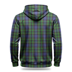 Mowat Modern Tartan Crest Hoodie