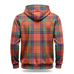 Nicolson Ancient Old Tartan Crest Hoodie