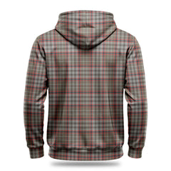 Nicolson Hunting Weathered Tartan Crest Hoodie