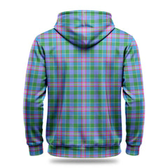 Pitcairn Hunting Tartan Crest Hoodie