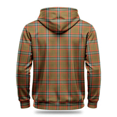 Seton Hunting Modern Tartan Crest Hoodie