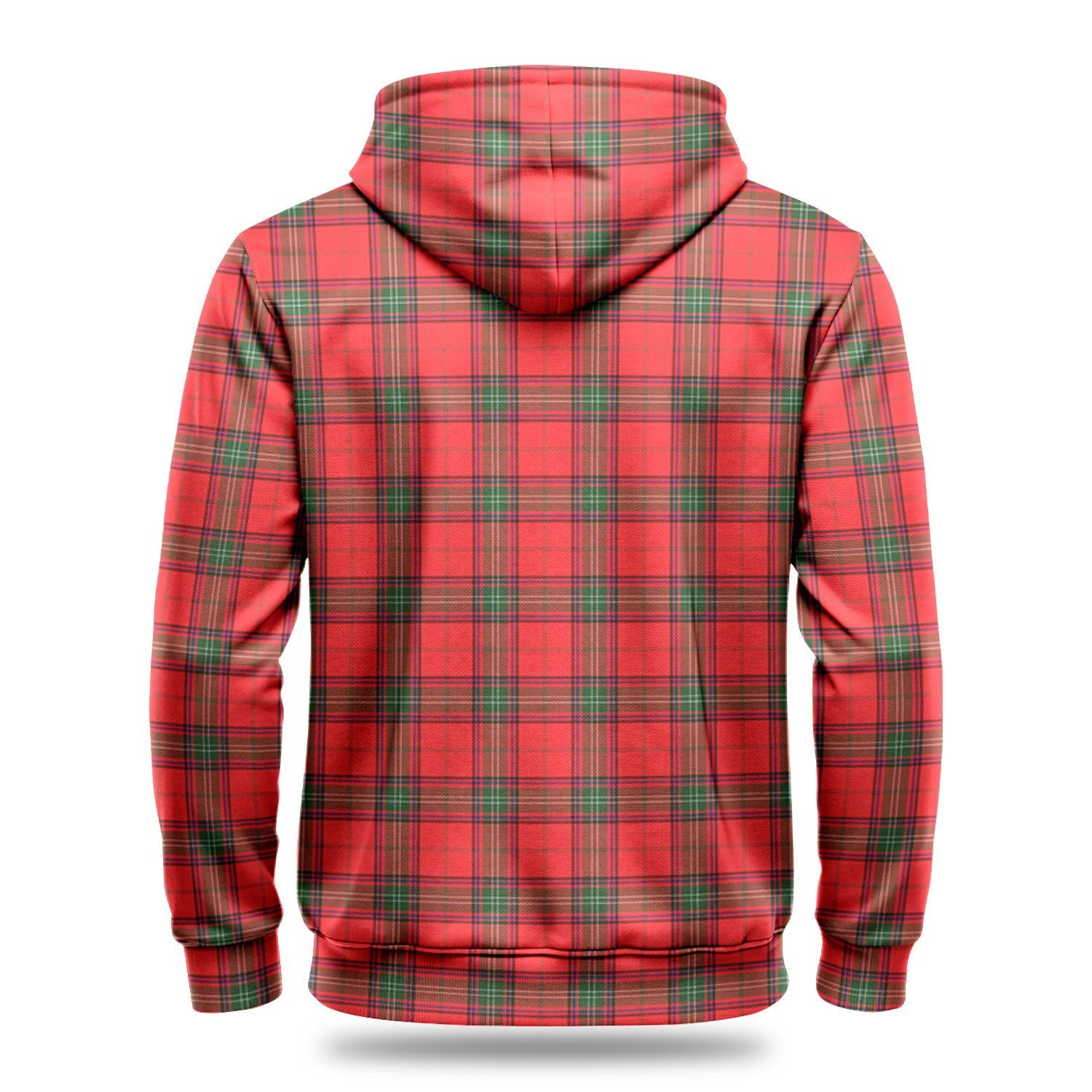 Seton Modern Tartan Crest Hoodie