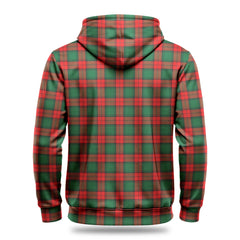 Stewart Atholl Modern Tartan Crest Hoodie