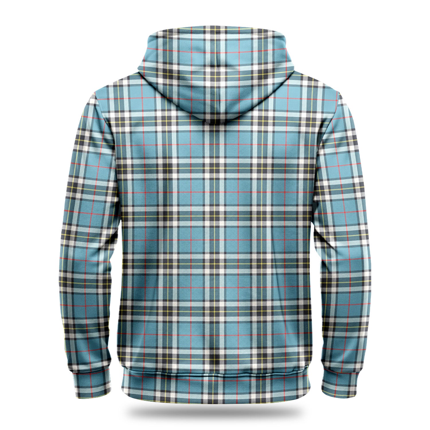 Thomson Blue Tartan Crest Hoodie