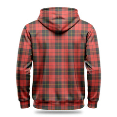 Wallace Weathered Tartan Crest Hoodie