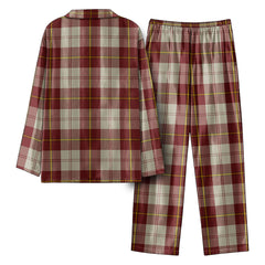 Cunningham Burgundy Dancers Tartan Pajama Set