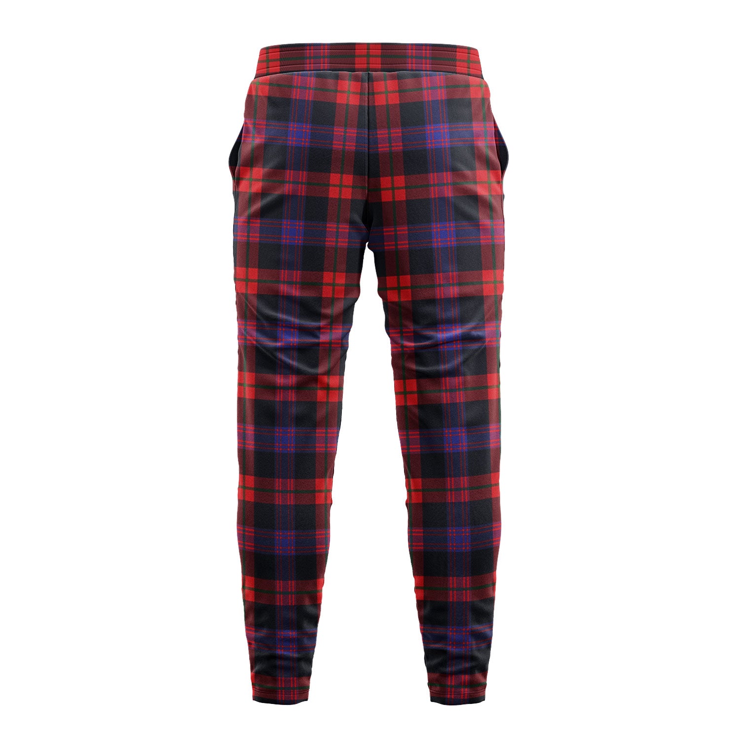 Broun Modern Tartan Sweatpants