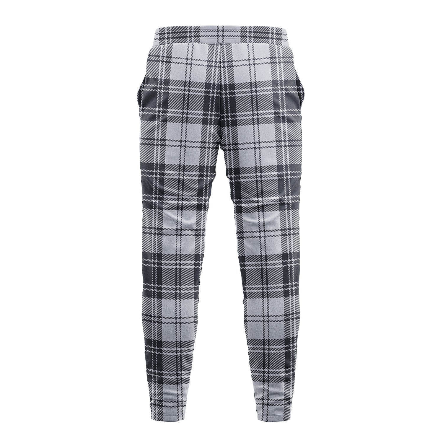 Douglas Grey Modern Tartan Sweatpants