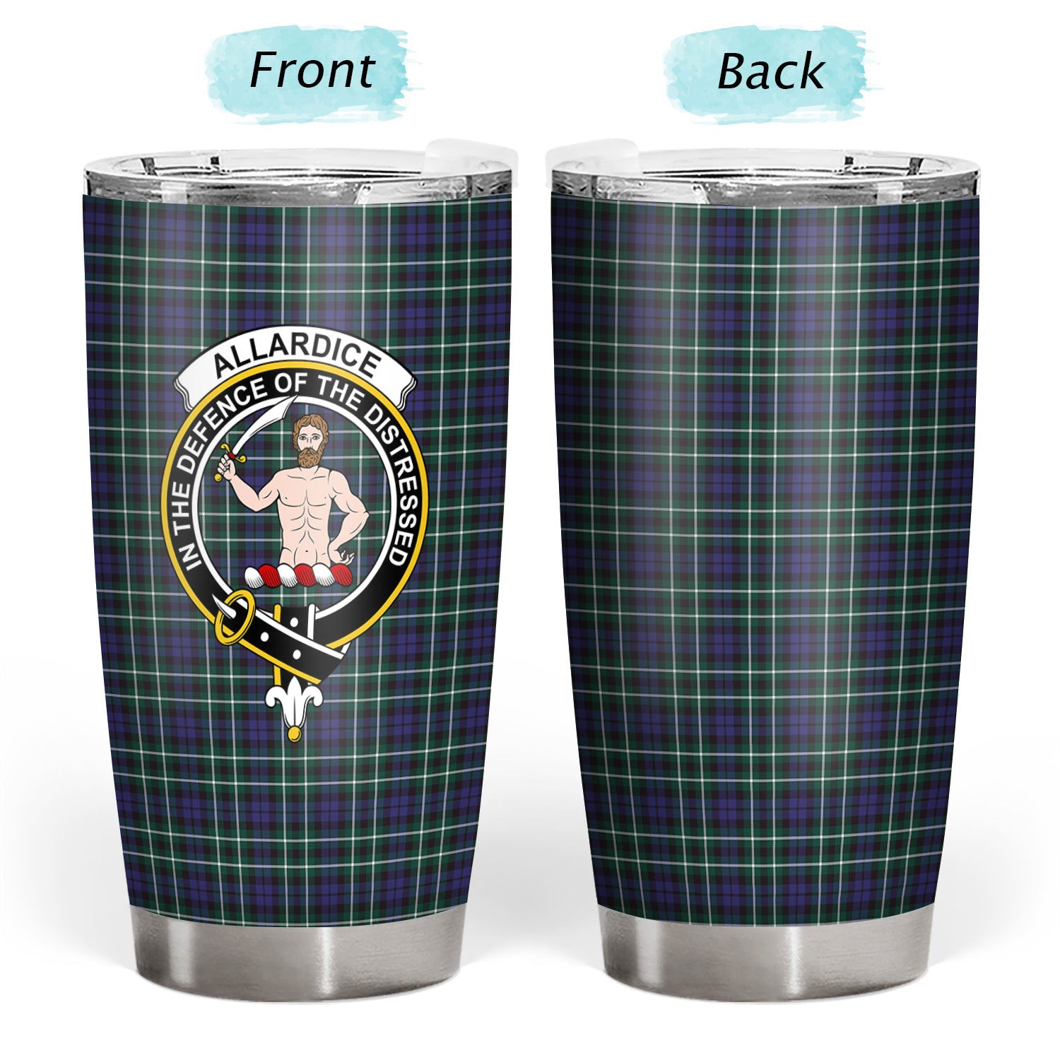 Allardice Tartan Crest Tumbler