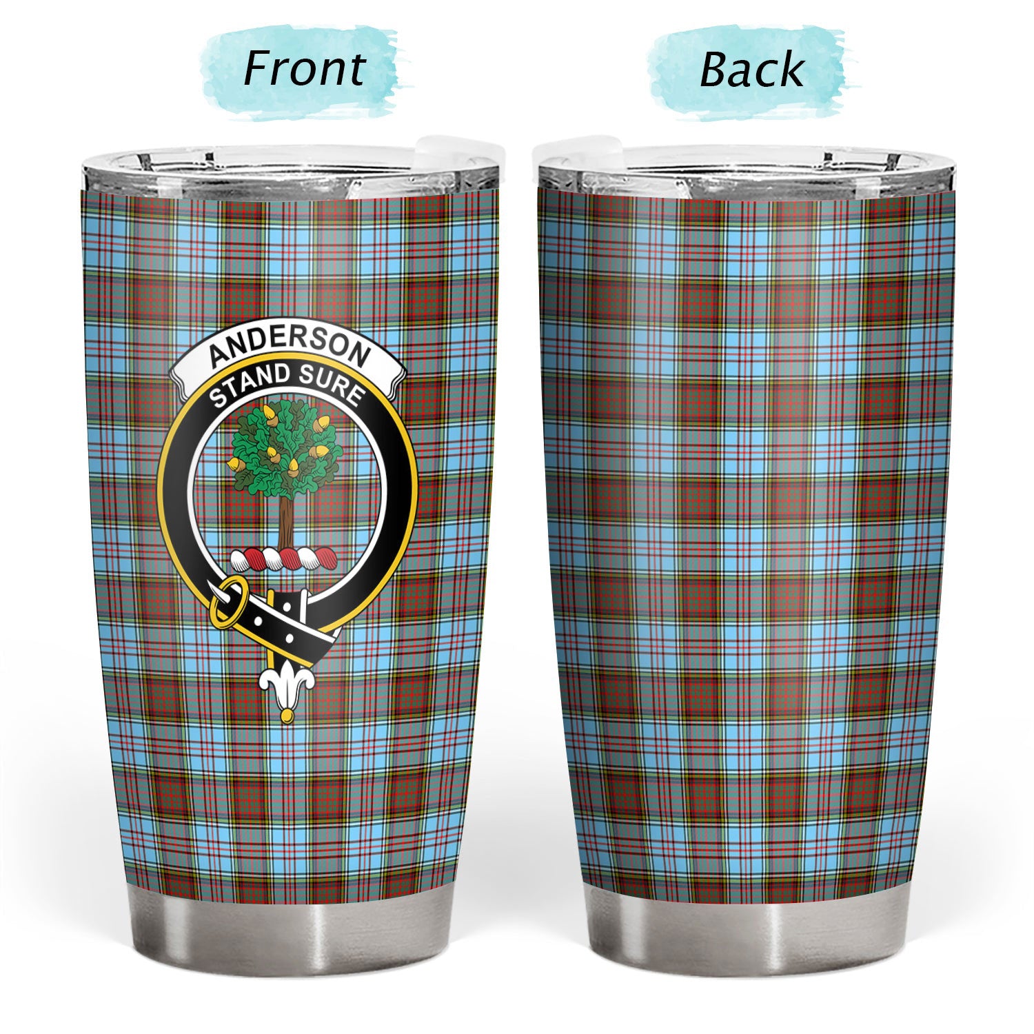 Anderson Ancient Tartan Crest Tumbler