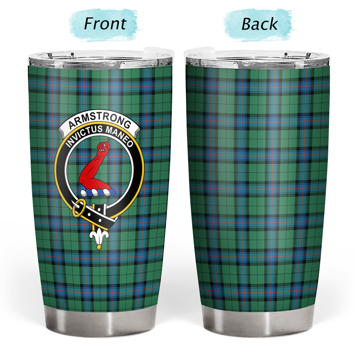 Armstrong Ancient Tartan Crest Tumbler