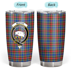 Beaton Modern Tartan Crest Tumbler