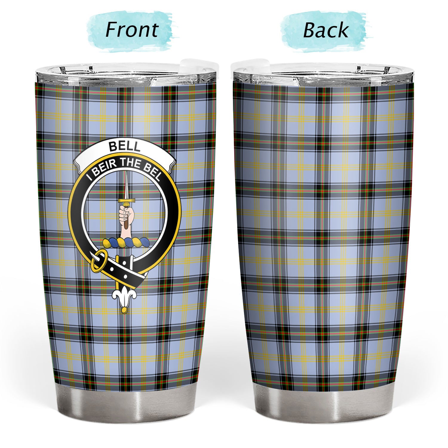 Bell of the Borders Tartan Crest Tumbler