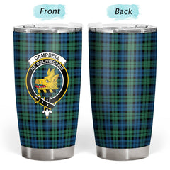 Campbell Ancient 02 Tartan Crest Tumbler