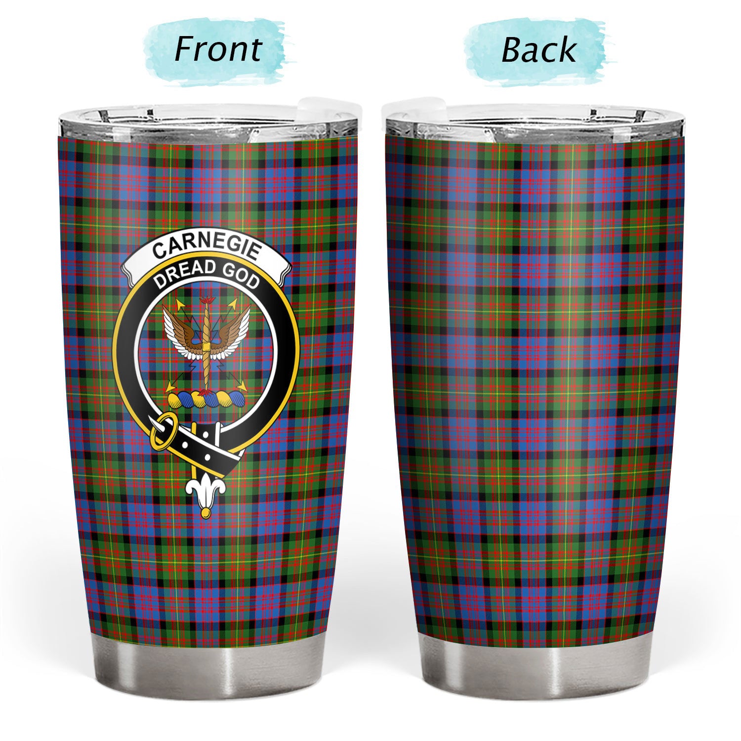 Carnegie Ancient Tartan Crest Tumbler