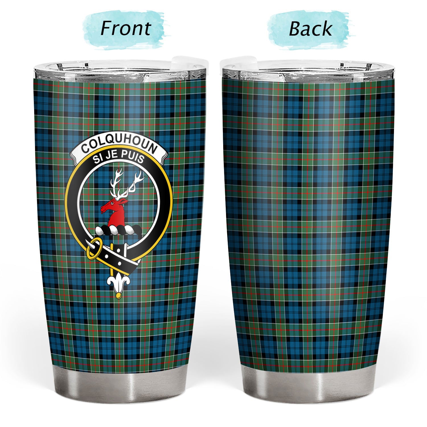 Colquhoun Ancient Tartan Crest Tumbler