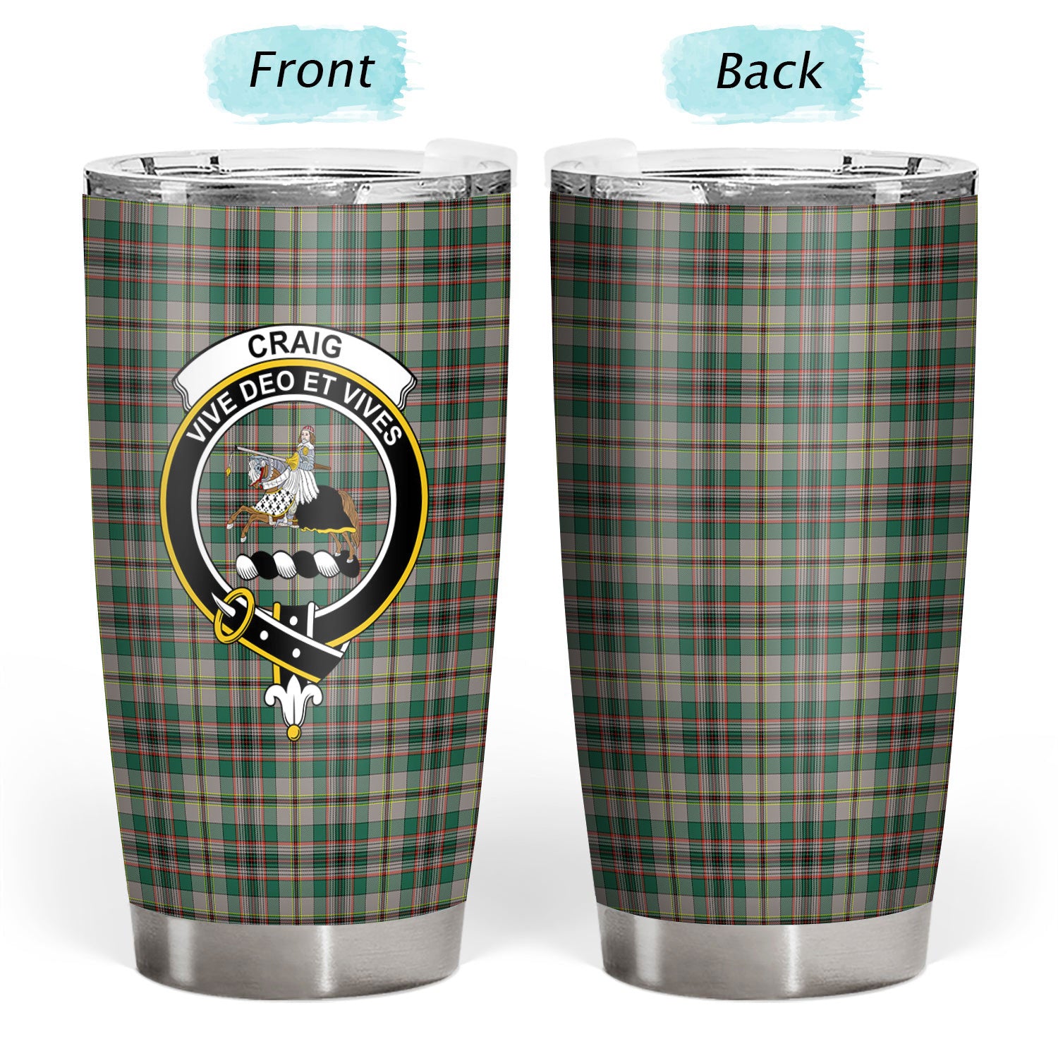 Craig Ancient Tartan Crest Tumbler