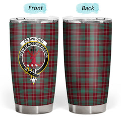 Crawford Modern Tartan Crest Tumbler