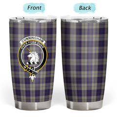 Cunningham Dress Blue Dancers Tartan Crest Tumbler