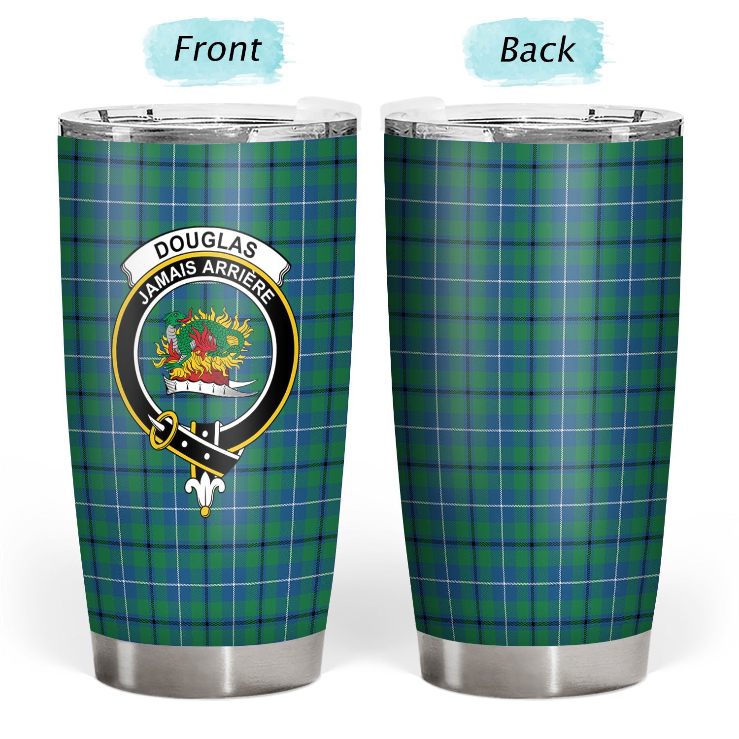 Douglas Ancient Tartan Crest Tumbler