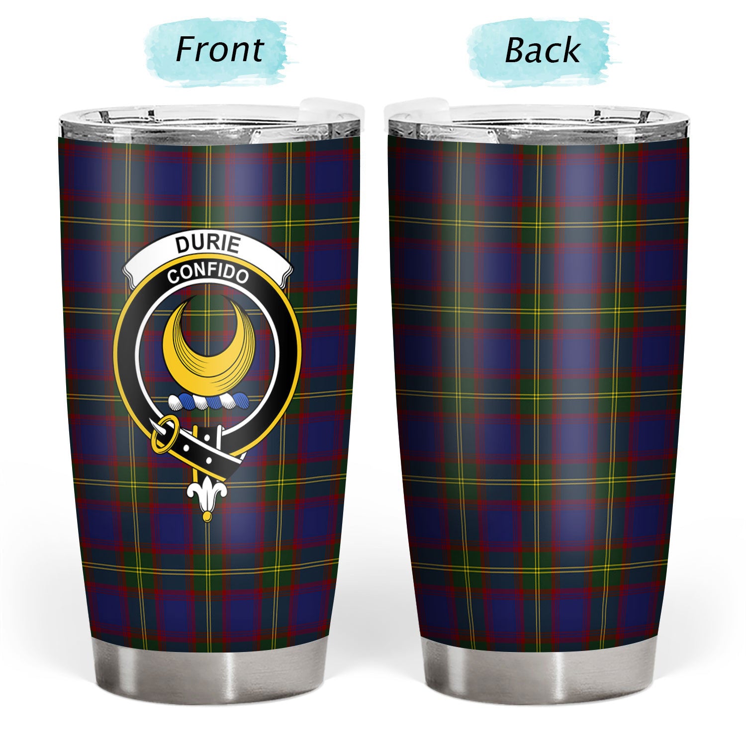 Durie Tartan Crest Tumbler