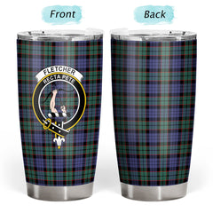 Fletcher Modern Tartan Crest Tumbler