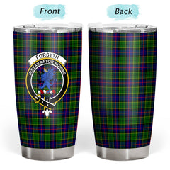 Forsyth Modern Tartan Crest Tumbler