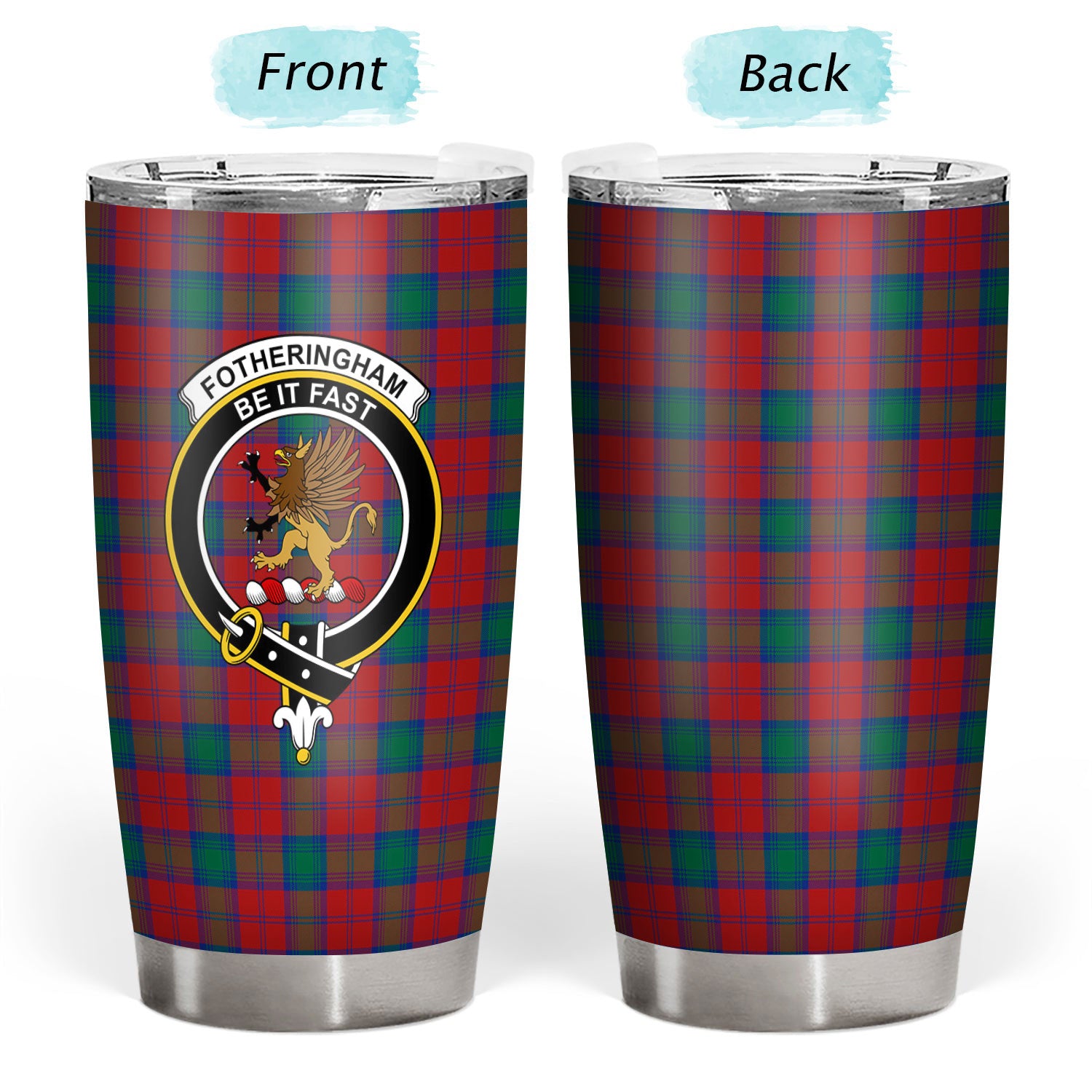 Fotheringham Tartan Crest Tumbler