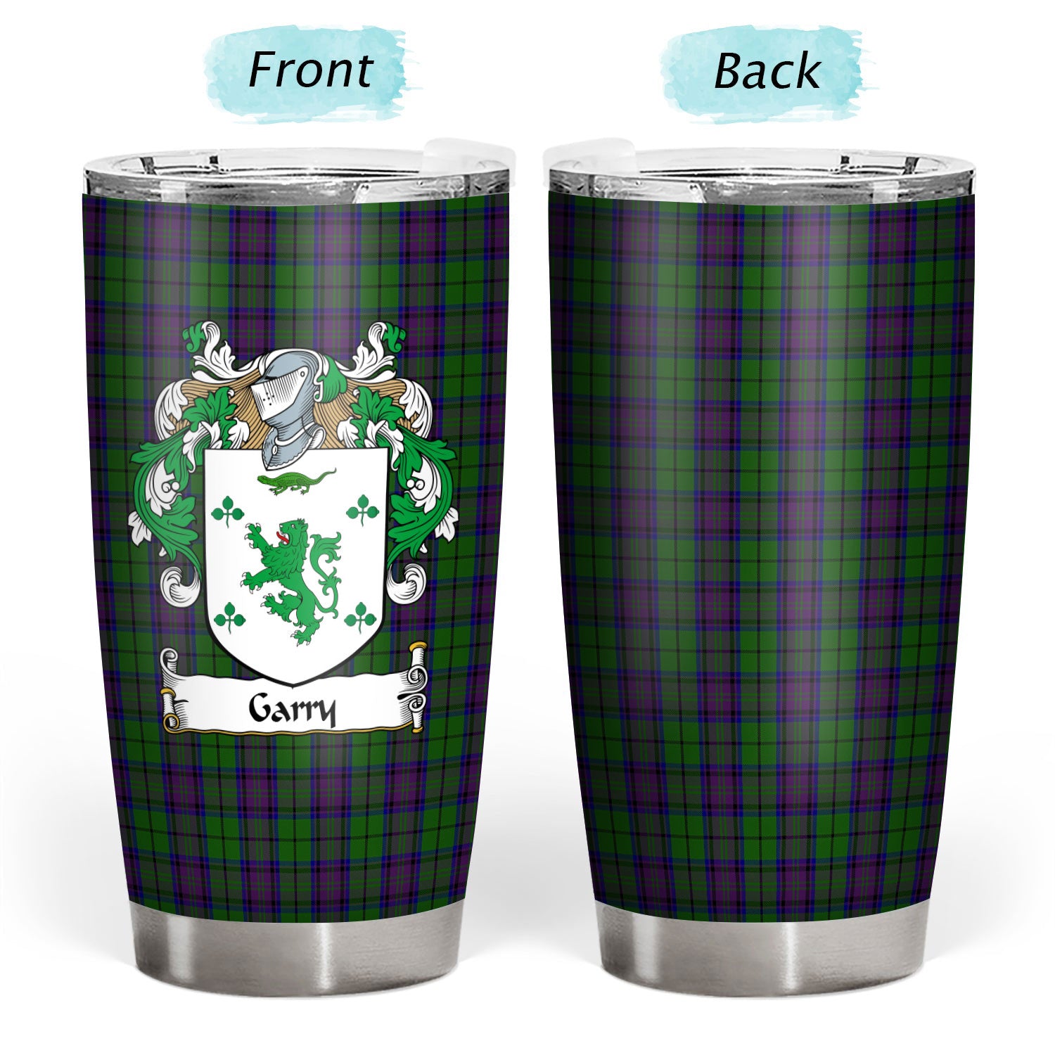 Garry Tartan Crest Tumbler