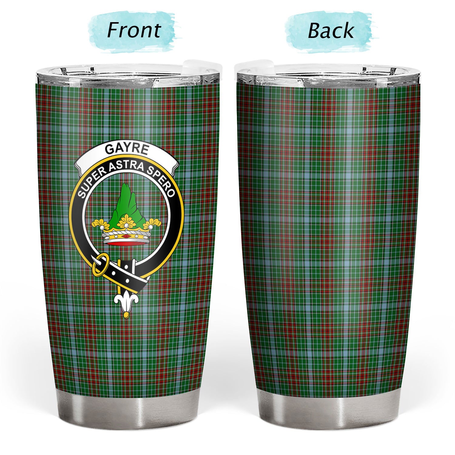 Gayre Tartan Crest Tumbler