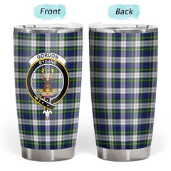 Gordon Dress Modern Tartan Crest Tumbler