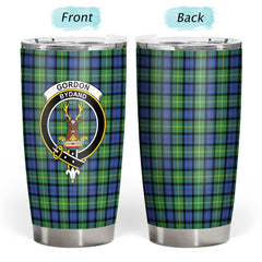 Gordon Old Ancient Tartan Crest Tumbler