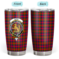 Gow (or McGouan) Tartan Crest Tumbler