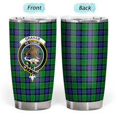 Graham of Menteith Modern Tartan Crest Tumbler