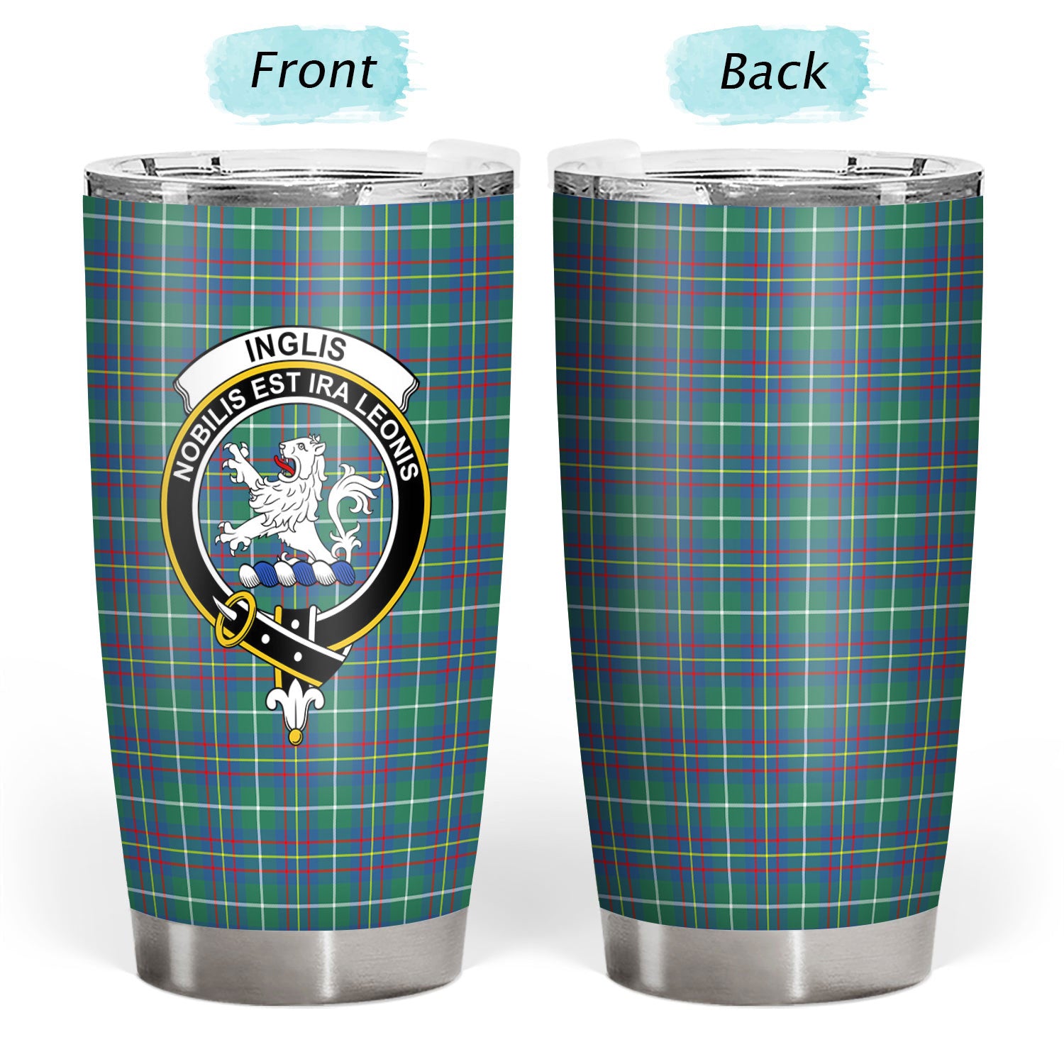 Inglis Ancient Tartan Crest Tumbler