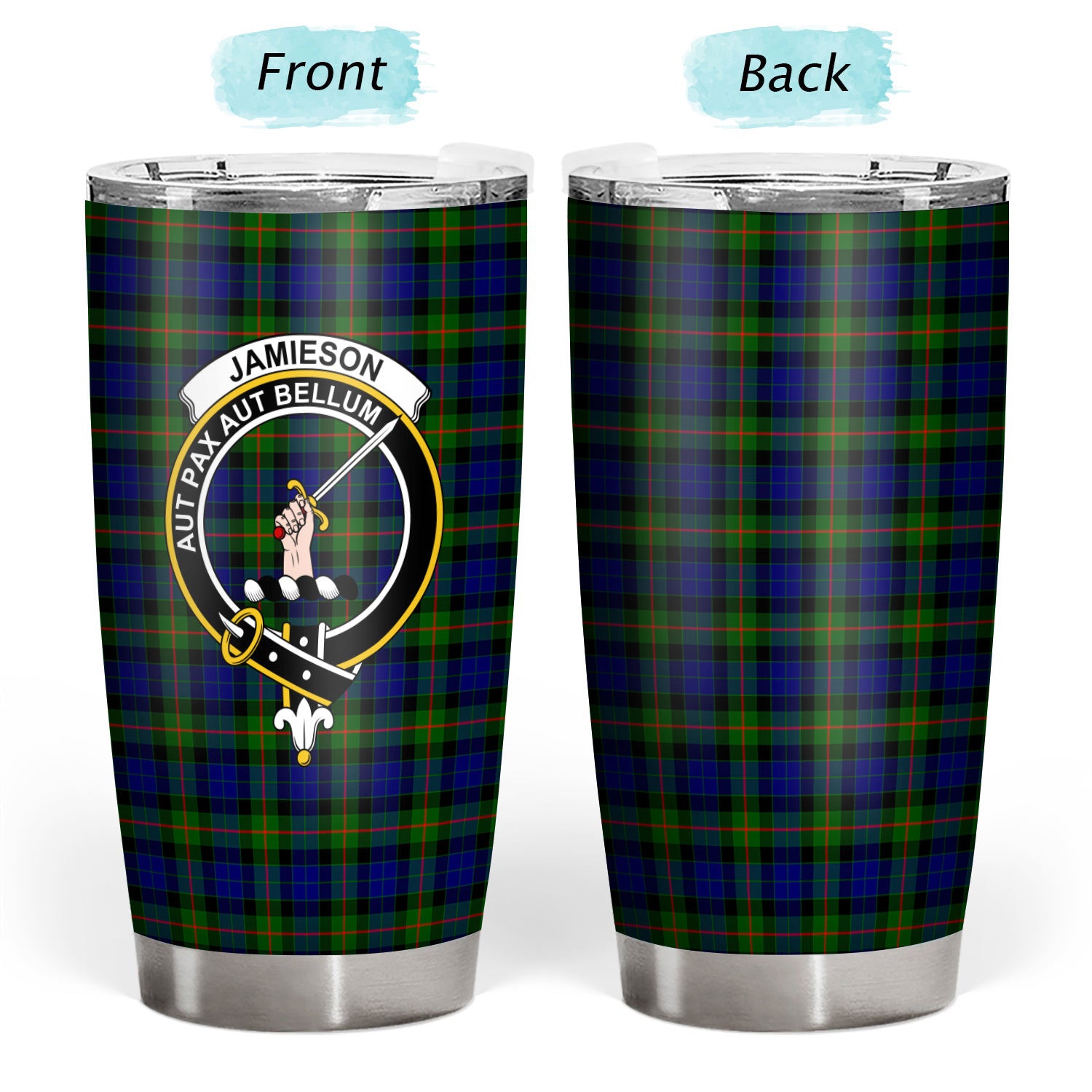 Jamieson Tartan Crest Tumbler