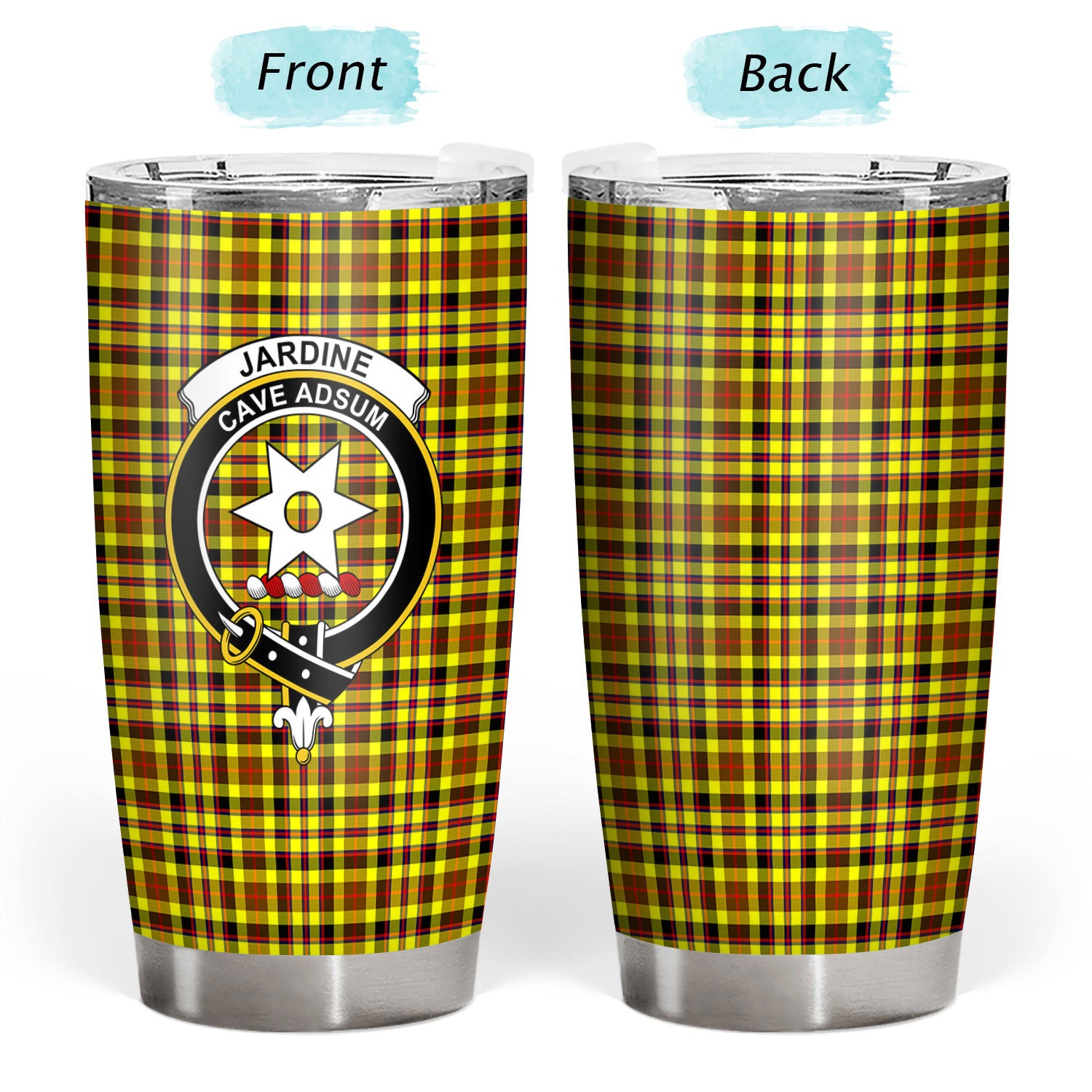 Jardine Tartan Crest Tumbler