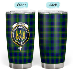 Johnson Modern Tartan Crest Tumbler