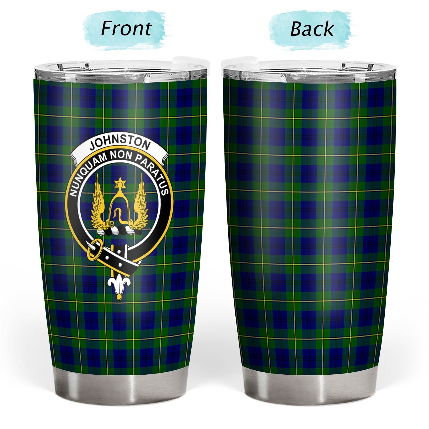 Johnston Modern Tartan Crest Tumbler