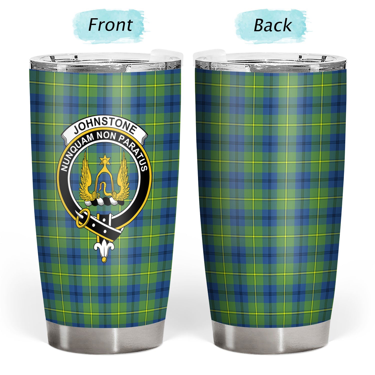 Johnstone Ancient Tartan Crest Tumbler