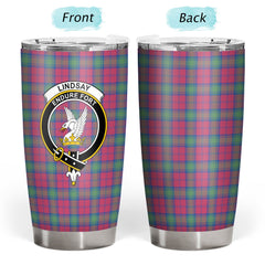 Lindsay Ancient Tartan Crest Tumbler