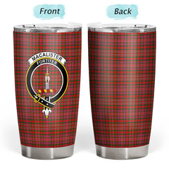 MacAlister Modern Tartan Crest Tumbler