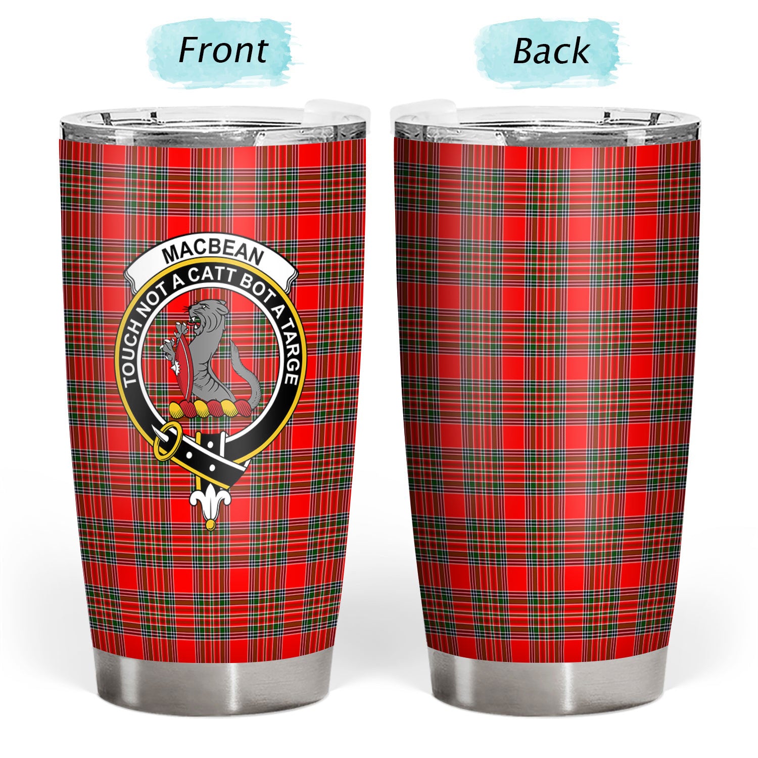 MacBean Tartan Crest Tumbler