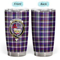 MacDonald Dress Modern Tartan Crest Tumbler