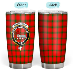 MacDonald of Sleat Tartan Crest Tumbler