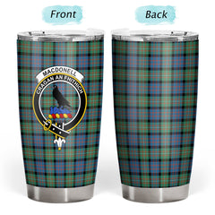 MacDonnell of Glengarry Ancient Tartan Crest Tumbler