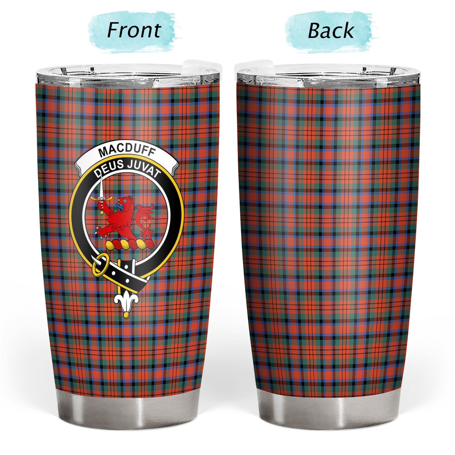 MacDuff Ancient Tartan Crest Tumbler