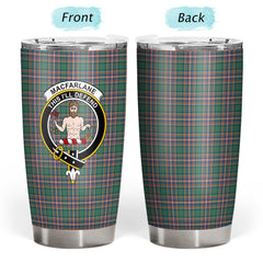 MacFarlane Hunting Ancient Tartan Crest Tumbler